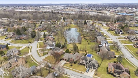 Aerial view at 4407 Moss Ridge Lane, Indianapolis, IN