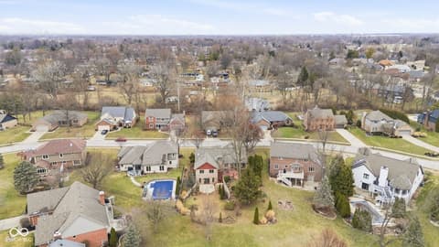 Aerial view at 4407 Moss Ridge Lane, Indianapolis, IN