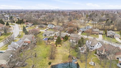 Aerial view at 4407 Moss Ridge Lane, Indianapolis, IN