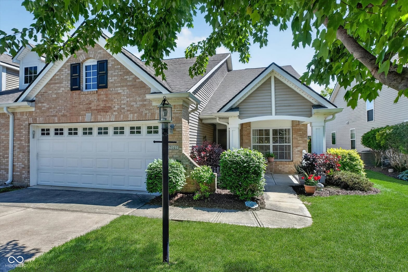 Front exterior at 12141 Halite Lane, Fishers, IN