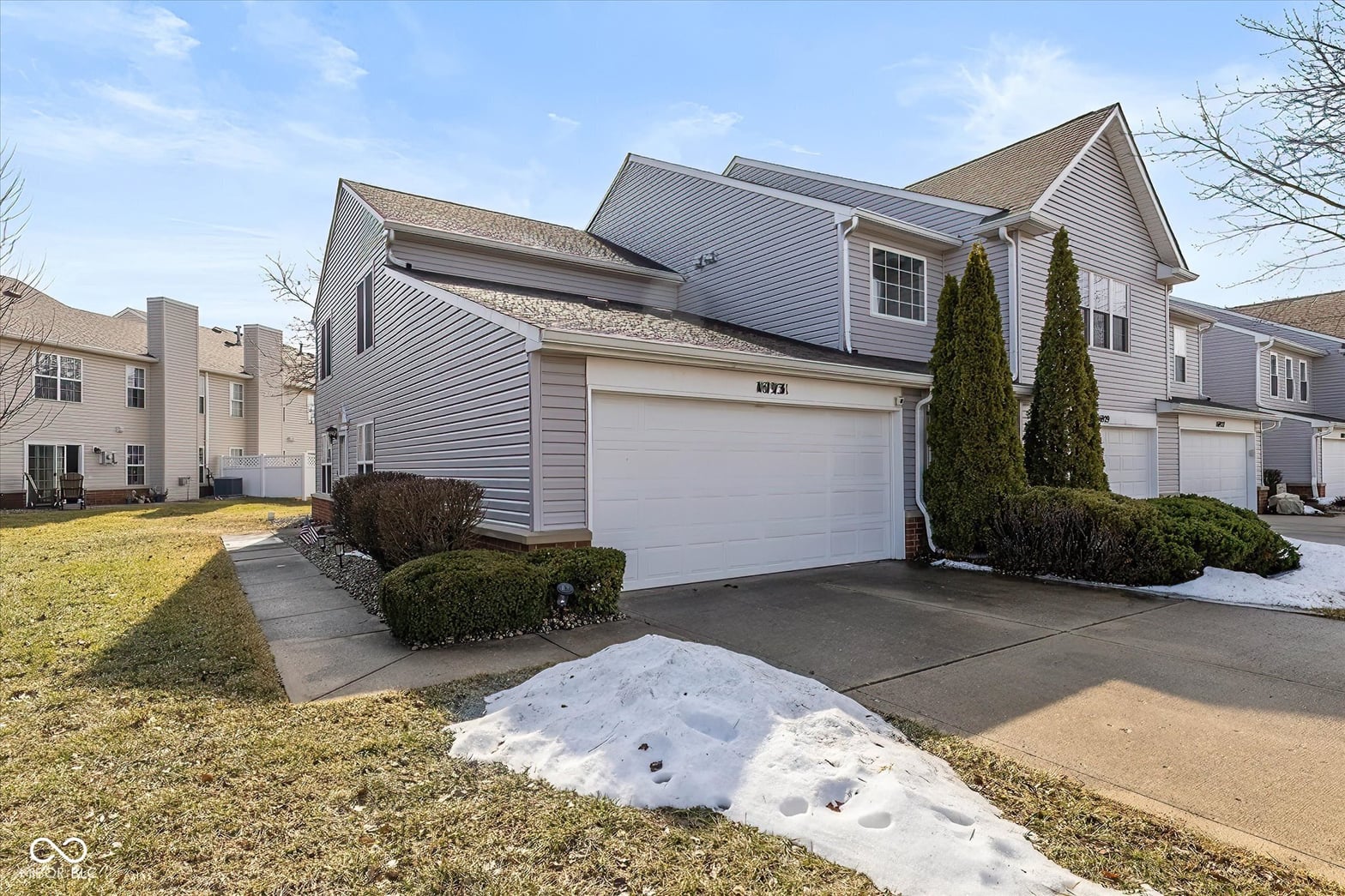 Front exterior at 16931 Mapleton Place, Westfield, IN