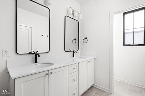 Primary bathroom at 1676 Coach Drive, Westfield, IN