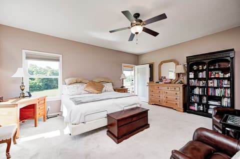 Bedroom at 4297 W Division Road, Crawfordsville, IN