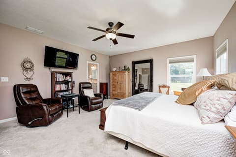 Bedroom at 4297 W Division Road, Crawfordsville, IN