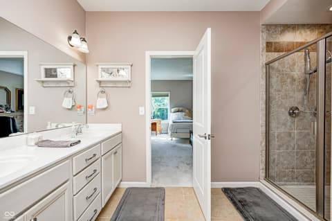 Bathroom at 4297 W Division Road, Crawfordsville, IN