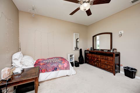 Bedroom at 4297 W Division Road, Crawfordsville, IN