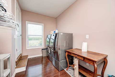 Laundry room at 4297 W Division Road, Crawfordsville, IN