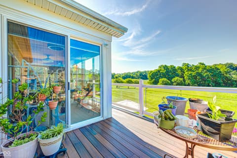 Outdoor living area at 4297 W Division Road, Crawfordsville, IN