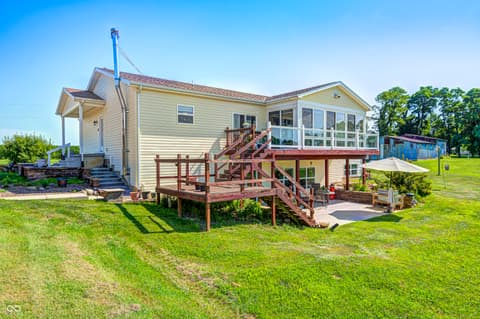 Backyard at 4297 W Division Road, Crawfordsville, IN