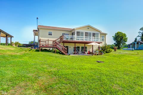 Backyard at 4297 W Division Road, Crawfordsville, IN
