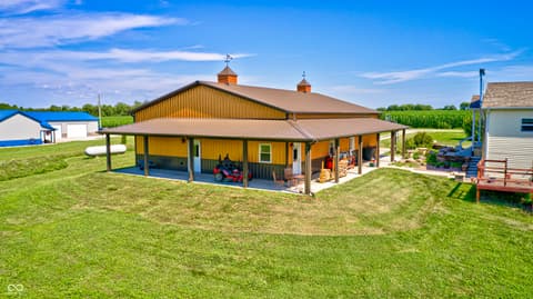 Backyard at 4297 W Division Road, Crawfordsville, IN