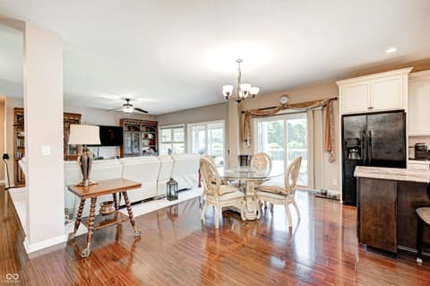 Dining room at 4297 W Division Road, Crawfordsville, IN