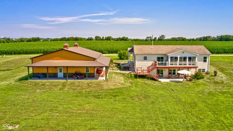 Backyard at 4297 W Division Road, Crawfordsville, IN