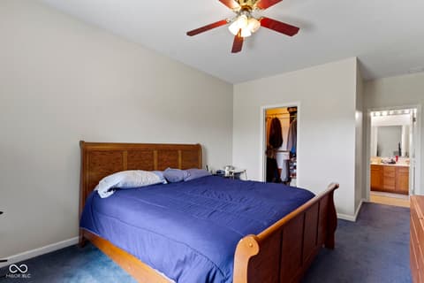 Bedroom at 8778 N Deer Crossing Boulevard, McCordsville, IN