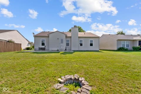 Backyard at 8778 N Deer Crossing Boulevard, McCordsville, IN