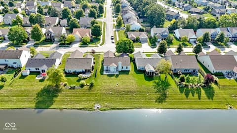 Aerial view at 8778 N Deer Crossing Boulevard, McCordsville, IN
