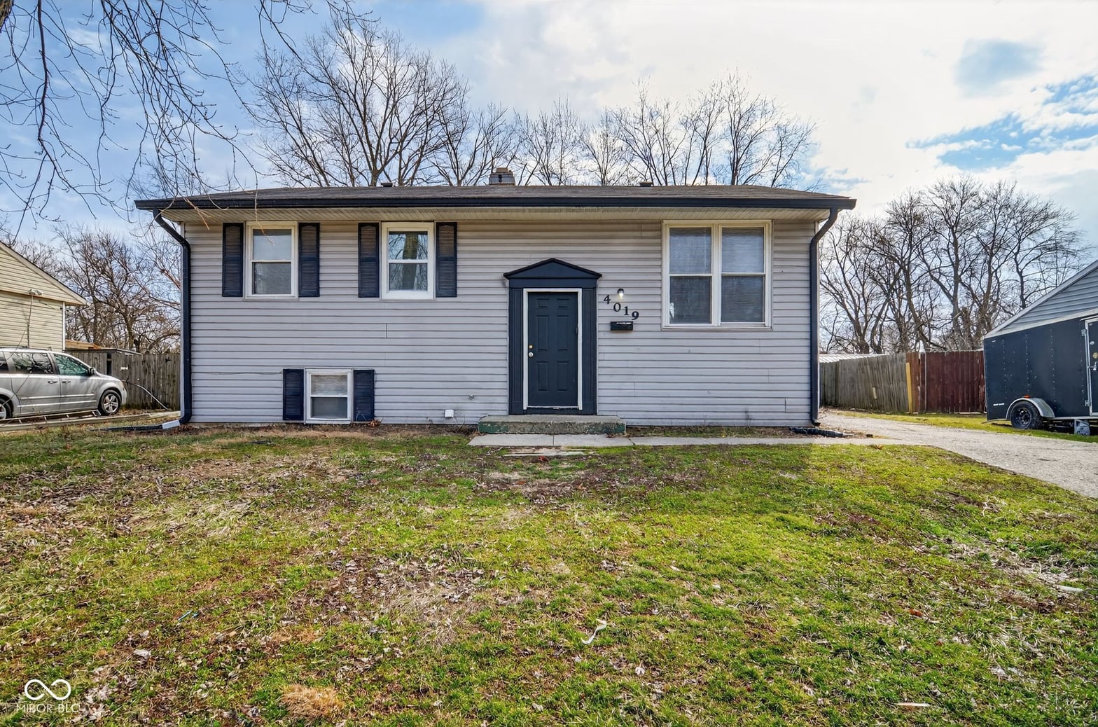 Front exterior at 4019 Biscayne Road, Indianapolis, IN