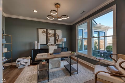 Home office at 5918 Maple Glen Drive, Noblesville, IN