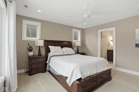 Bedroom at 1721 Alvord Street, Indianapolis, IN