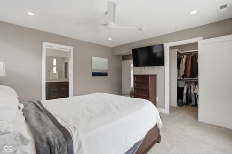 Bedroom at 1721 Alvord Street, Indianapolis, IN