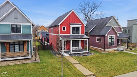 Front exterior at 1721 Alvord Street, Indianapolis, IN
