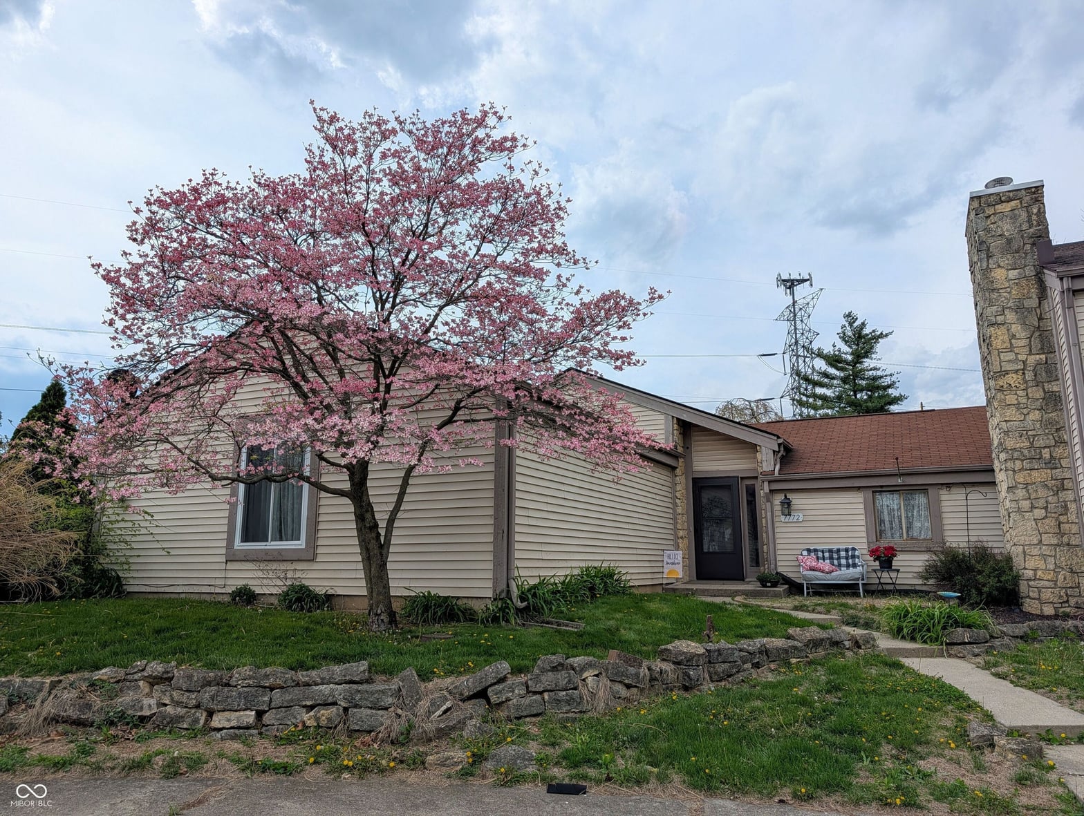 Front exterior at 7772 Eagle Valley Pass, Indianapolis, IN