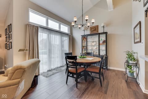 Dining room at 7772 Eagle Valley Pass, Indianapolis, IN