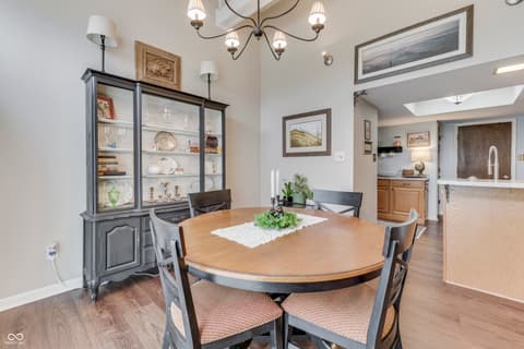 Dining room at 7772 Eagle Valley Pass, Indianapolis, IN