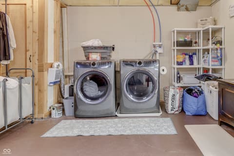 Laundry room at 7772 Eagle Valley Pass, Indianapolis, IN