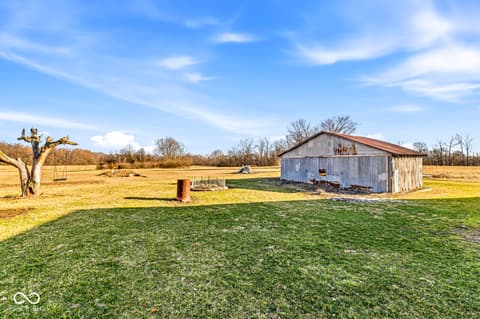 Yard at 119 W Main Street, Markleville, IN