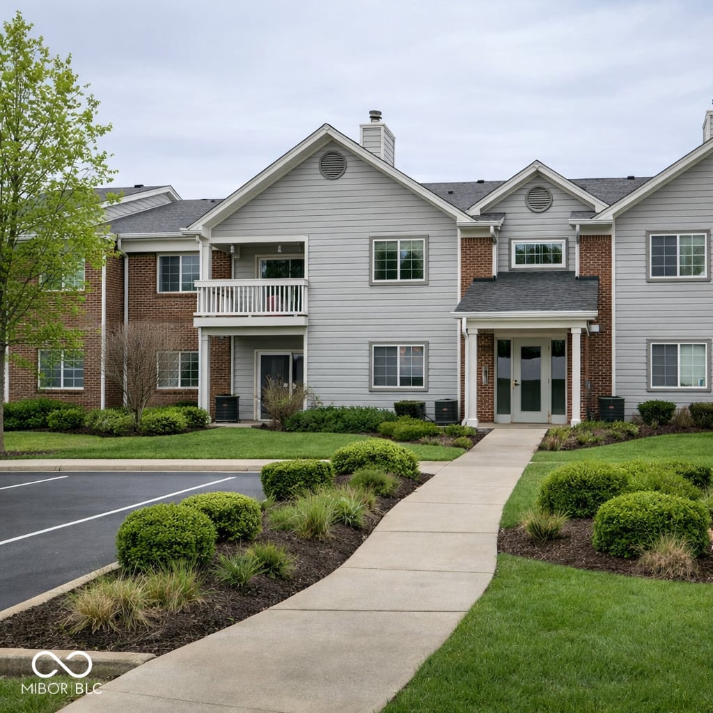 Front exterior at 8110 Brookmont Court, Indianapolis, IN