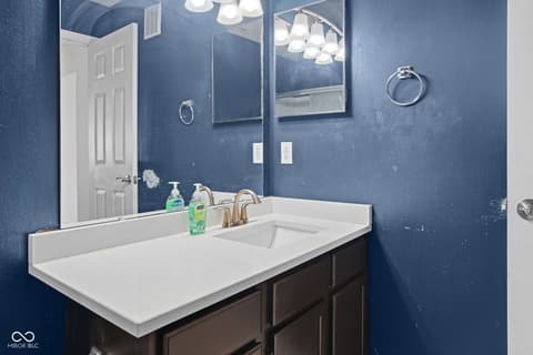 Bathroom at 8110 Brookmont Court, Indianapolis, IN