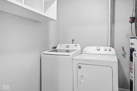 Laundry room at 8110 Brookmont Court, Indianapolis, IN