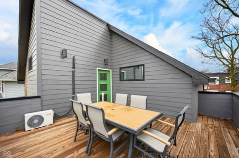 Outdoor living area at 3642 Coliseum Avenue, Indianapolis, IN