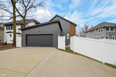 Side exterior at 3642 Coliseum Avenue, Indianapolis, IN