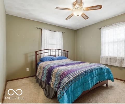 Bedroom at 98 E Meadow Glen Drive, Brazil, IN