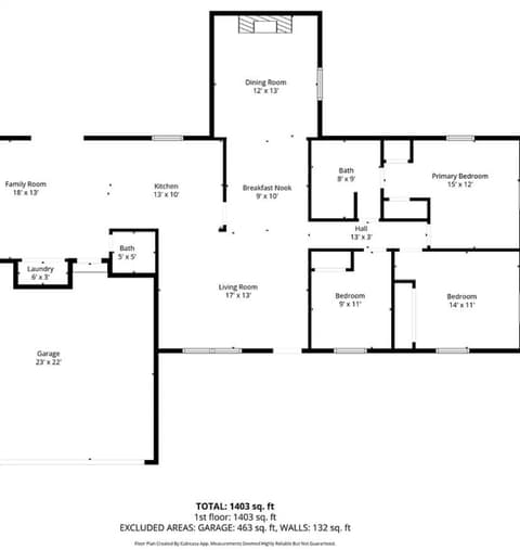Floor Plan — 98 E Meadow Glen Drive, Brazil, IN
