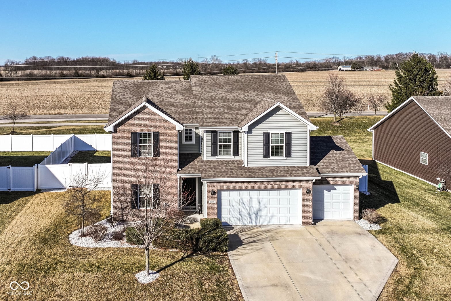 Front exterior at 2260 Sante Fe Drive, Greenfield, IN