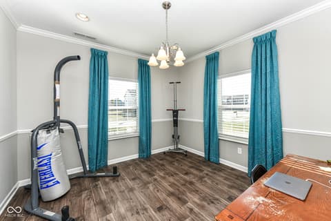Home office at 2260 Sante Fe Drive, Greenfield, IN
