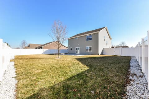 Backyard at 2260 Sante Fe Drive, Greenfield, IN