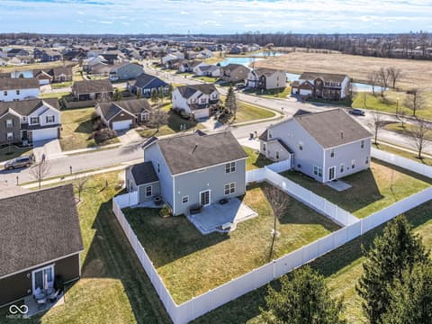 Aerial view at 2260 Sante Fe Drive, Greenfield, IN