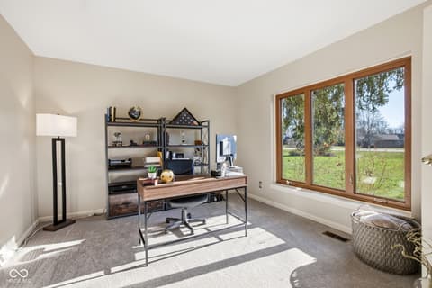 Home office at 25 Forest Ridge Court, Fishers, IN