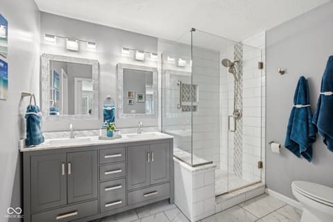 Bathroom at 25 Forest Ridge Court, Fishers, IN