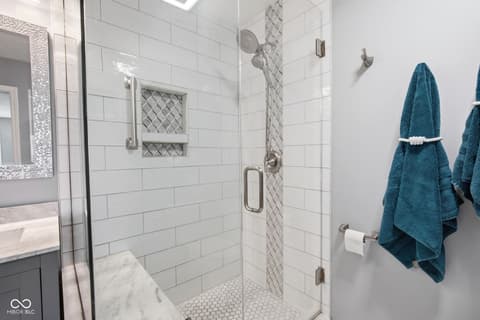 Bathroom at 25 Forest Ridge Court, Fishers, IN