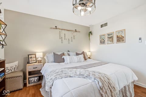 Bedroom at 25 Forest Ridge Court, Fishers, IN