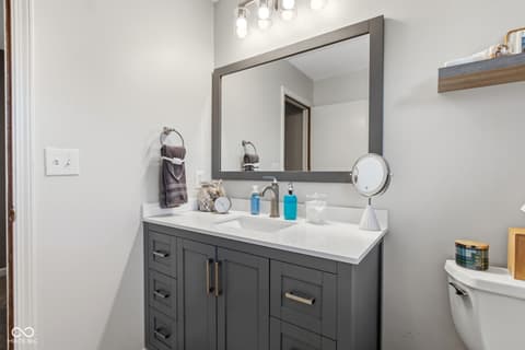 Bathroom at 25 Forest Ridge Court, Fishers, IN
