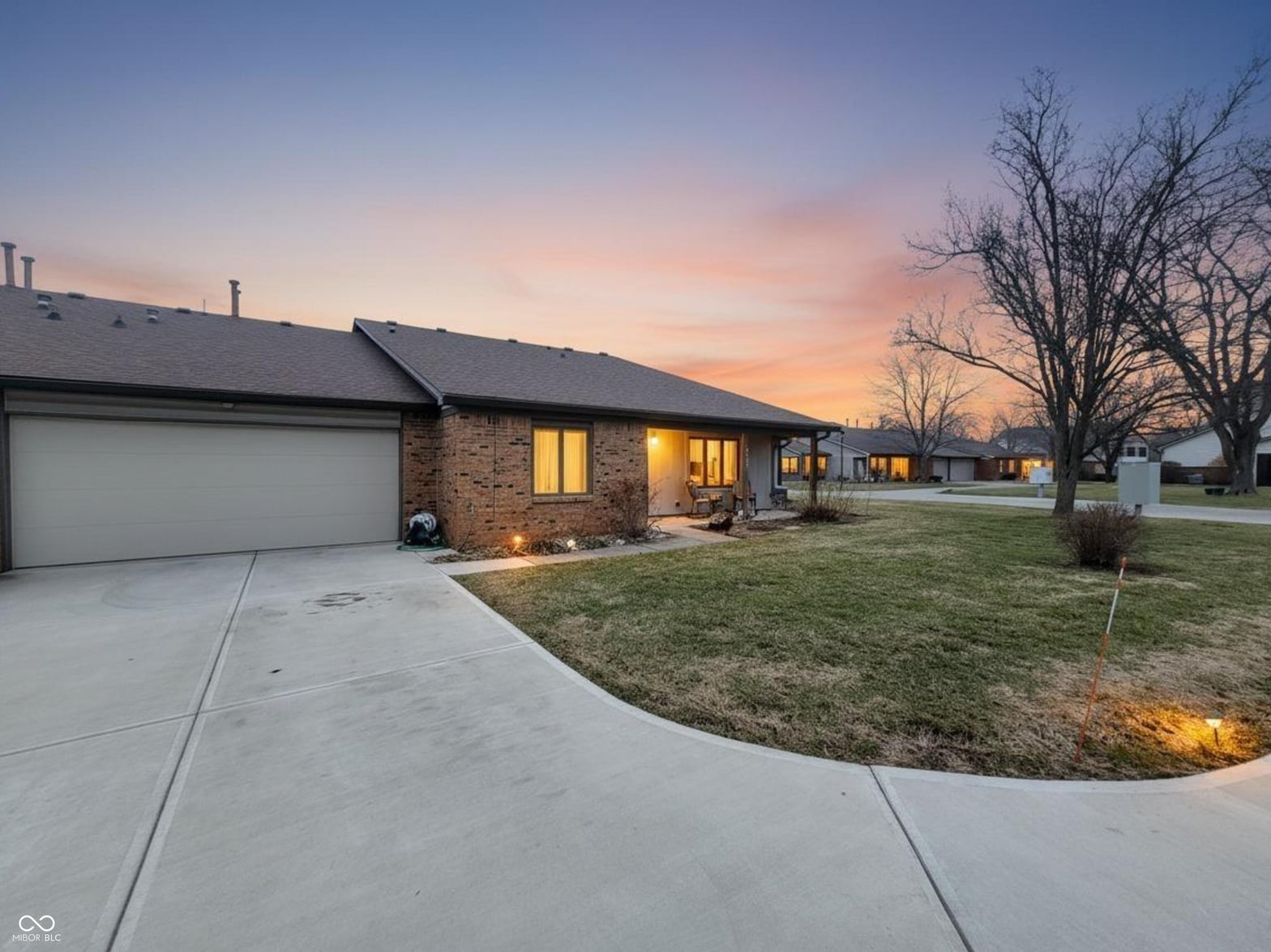 Front exterior at 8439 Chapel Pines Drive, Indianapolis, IN