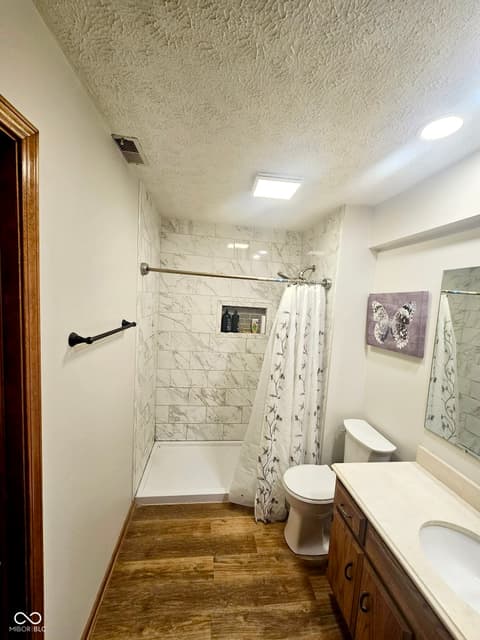 Primary bathroom at 8439 Chapel Pines Drive, Indianapolis, IN