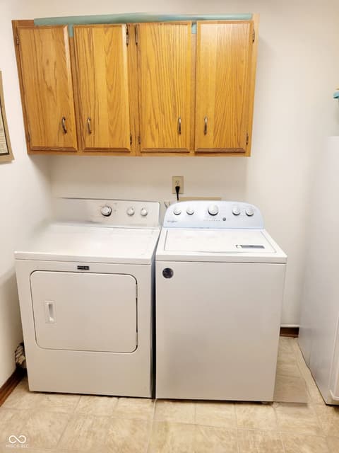 Laundry room at 8439 Chapel Pines Drive, Indianapolis, IN
