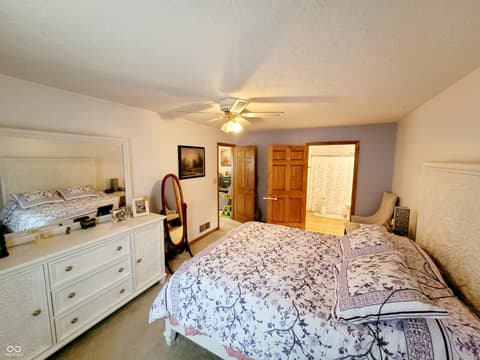 Primary bedroom at 8439 Chapel Pines Drive, Indianapolis, IN